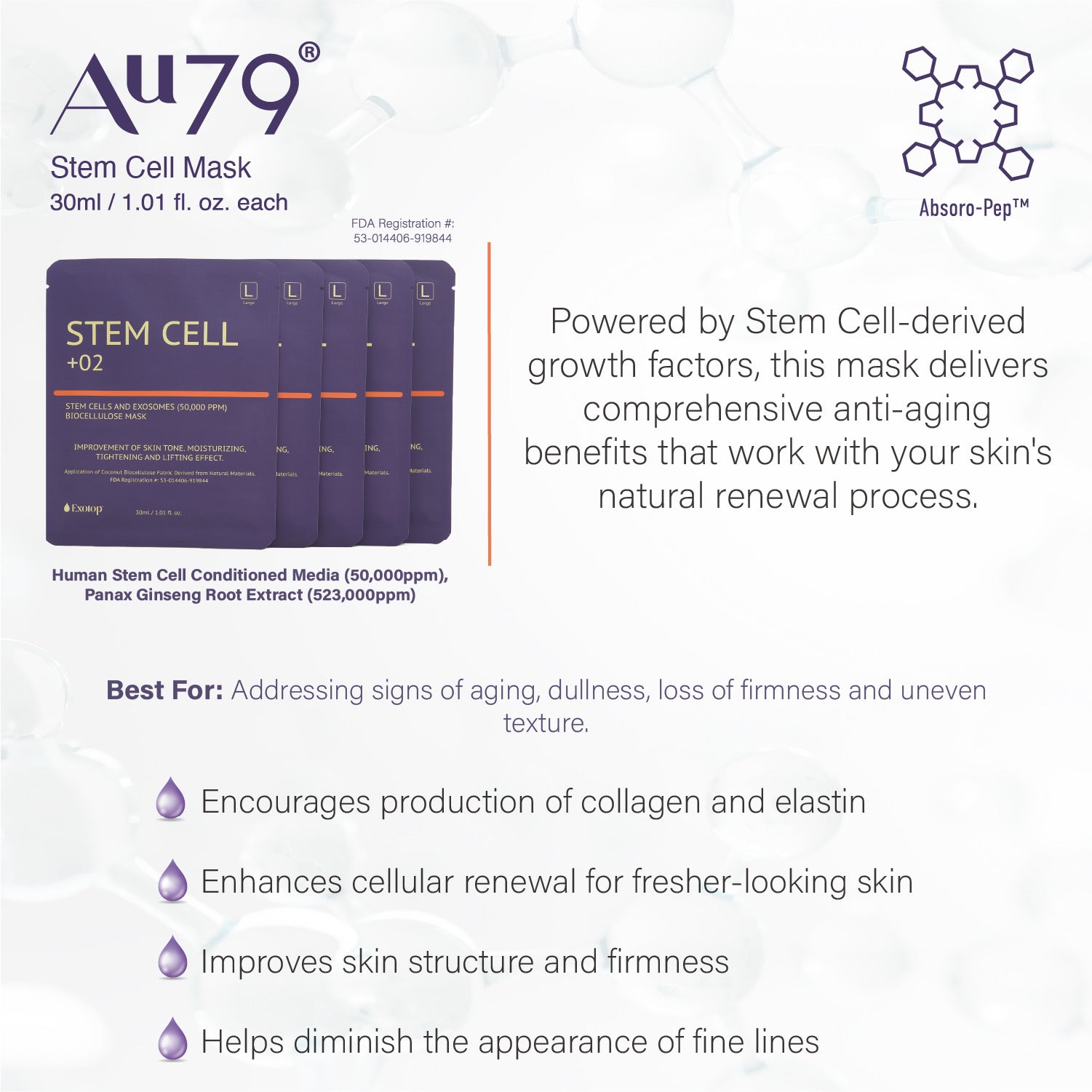 Clinical-Grade Stem Cell Skincare and Masks | Au79 Care – Au79Care