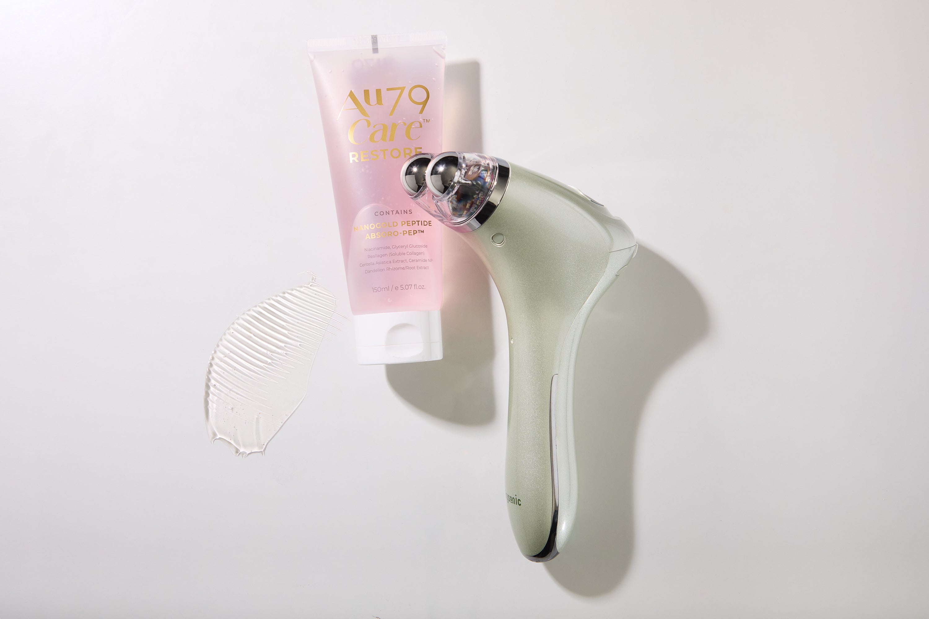 Au79Care Trysonic Microcurrent Device – professional-grade tool delivering microcurrents to lift and tone facial muscles for a sculpted appearance.